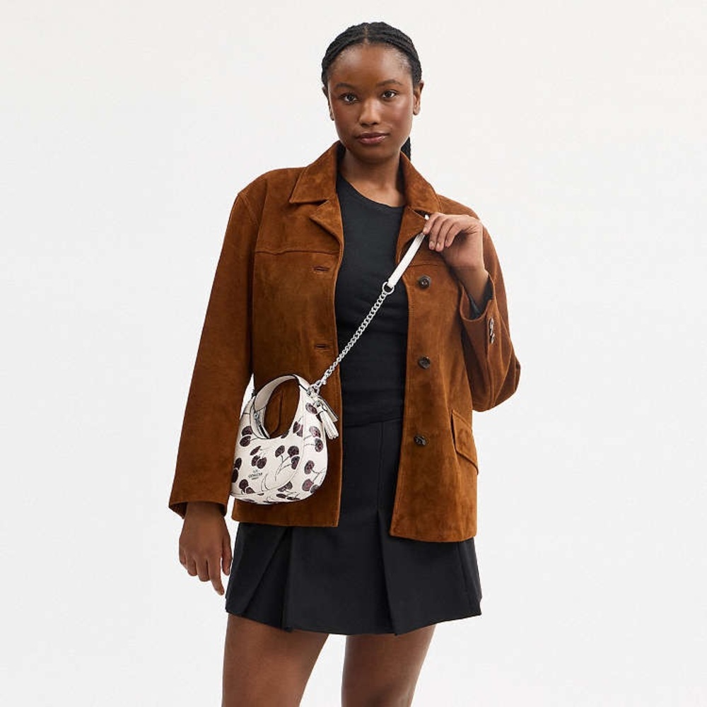 NWT‎ COACH Carmen Leather Mini Crossbody Bag With Cherry Print - Picture 4 of 10